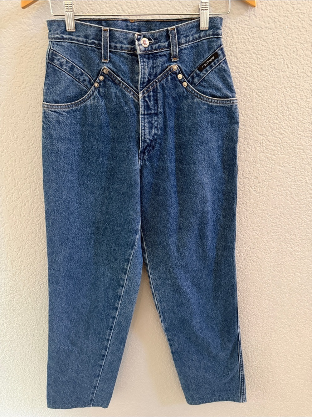 Vintage Rockies Bareback 90s High-Waist Jeans Women’s Size 29 Western Denim